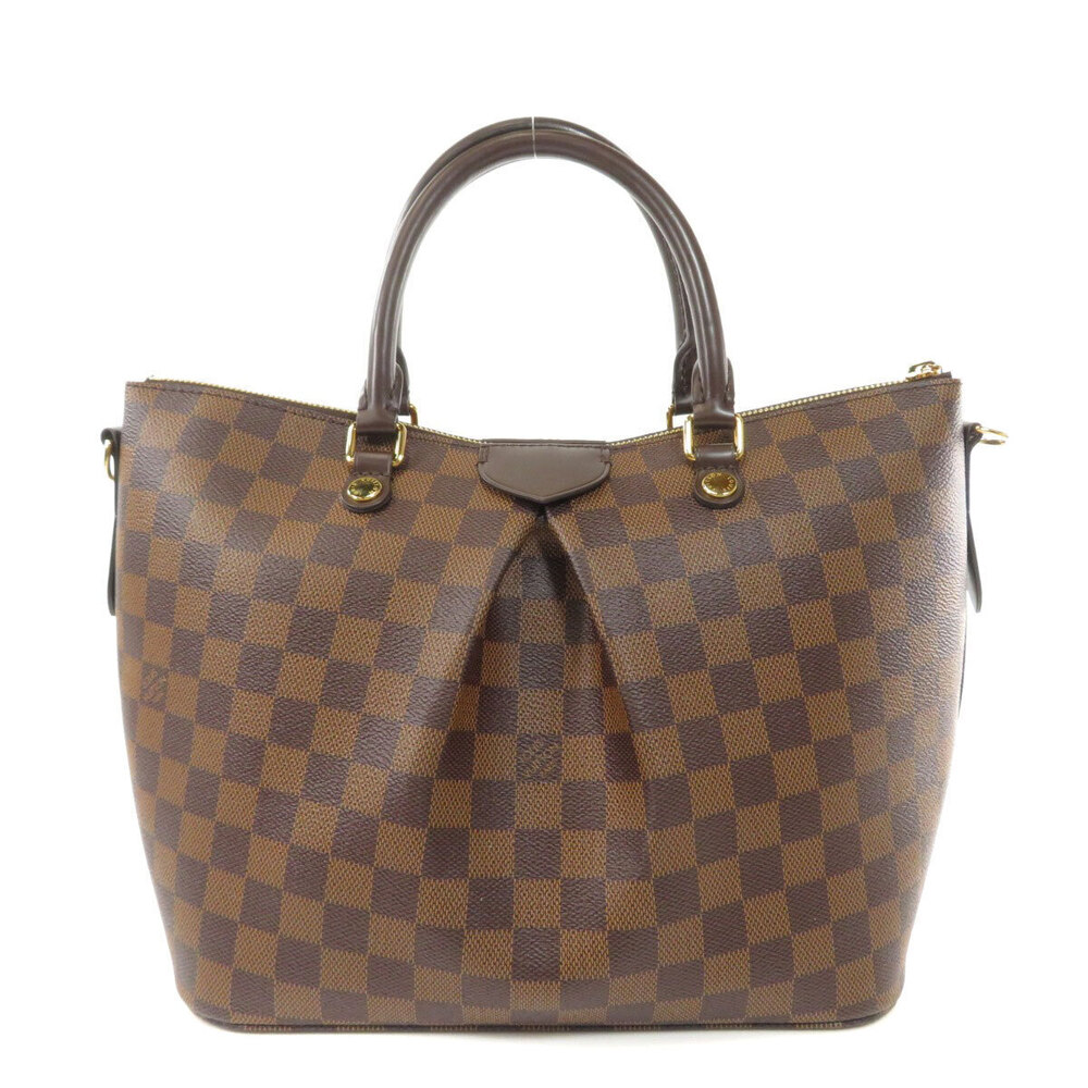 Louis Vuitton Tote Canvas Damier Brown Bag Ebene Siena Brown